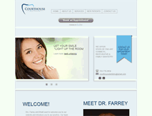 Tablet Screenshot of courthousedentistry.com